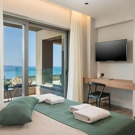 Villa Ekphrasis With Sea View And Jacuzzi Ravdhoukha Exterior photo