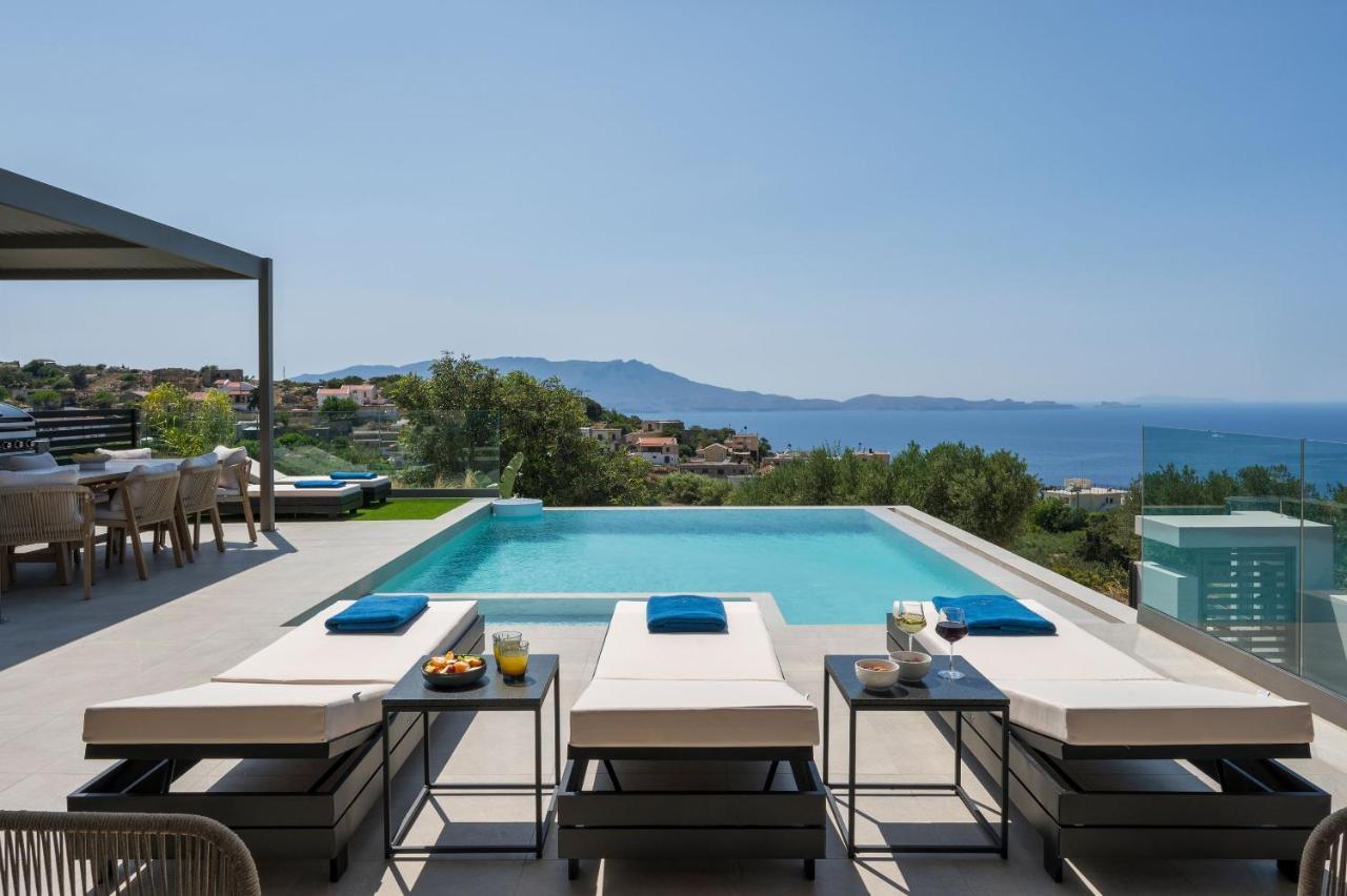 Ekphrasis With Sea View And Jacuzzi Villa Ravdhoúkha