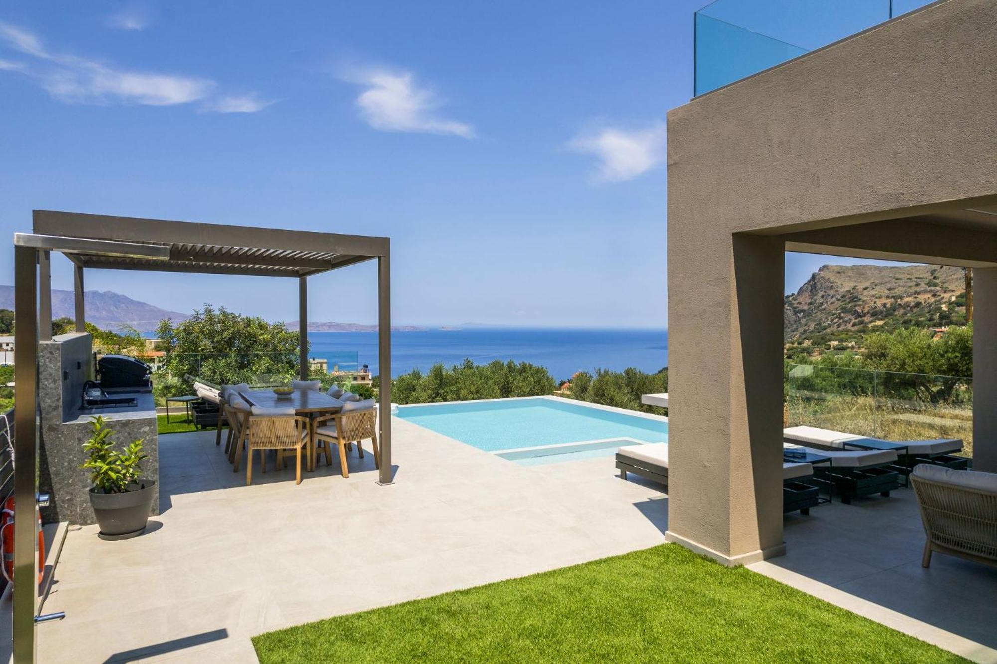 Ekphrasis With Sea View And Jacuzzi * Ravdhoúkha