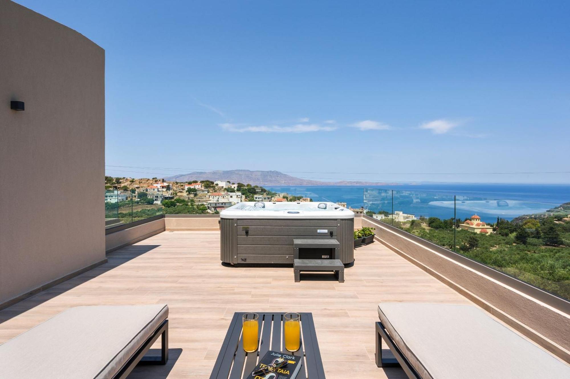 Ekphrasis With Sea View And Jacuzzi * Ravdhoúkha